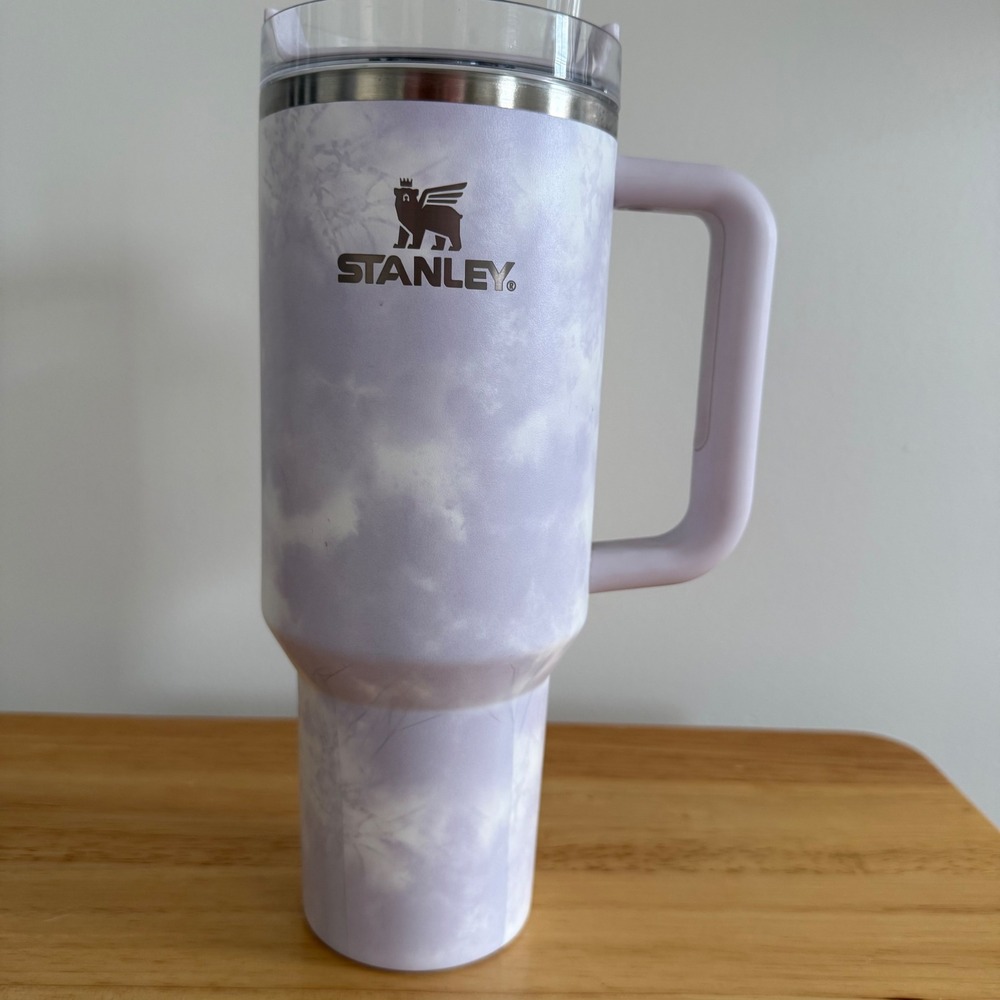 Stanley Quencher H2.0 40oz Tumbler Wisteria Purple Tie Dye Target Limited Ed